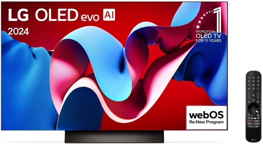 LG OLED Evo C4 65" - Smart TV 4K 120Hz, Dolby Vision, webOS 24, G-Sync